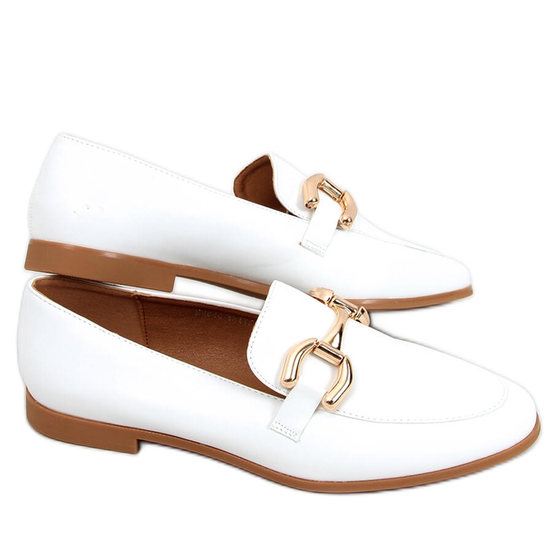 Mocassins femininos Tulip White branco