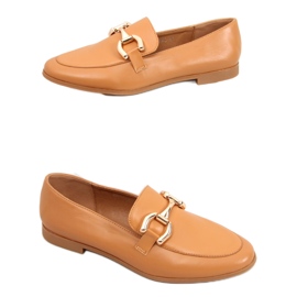Mocassins de mulher Tulip Camel marrom