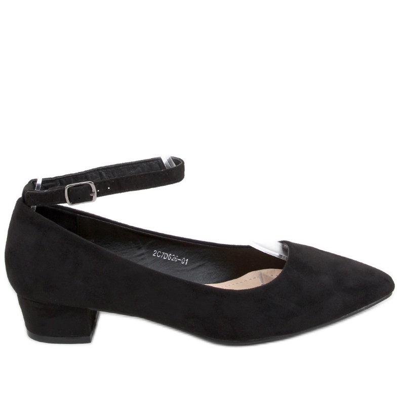 Sapatos de salto baixo Bellis Black preto