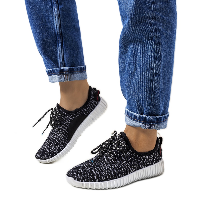 Meias pretas da Embro preto cinza