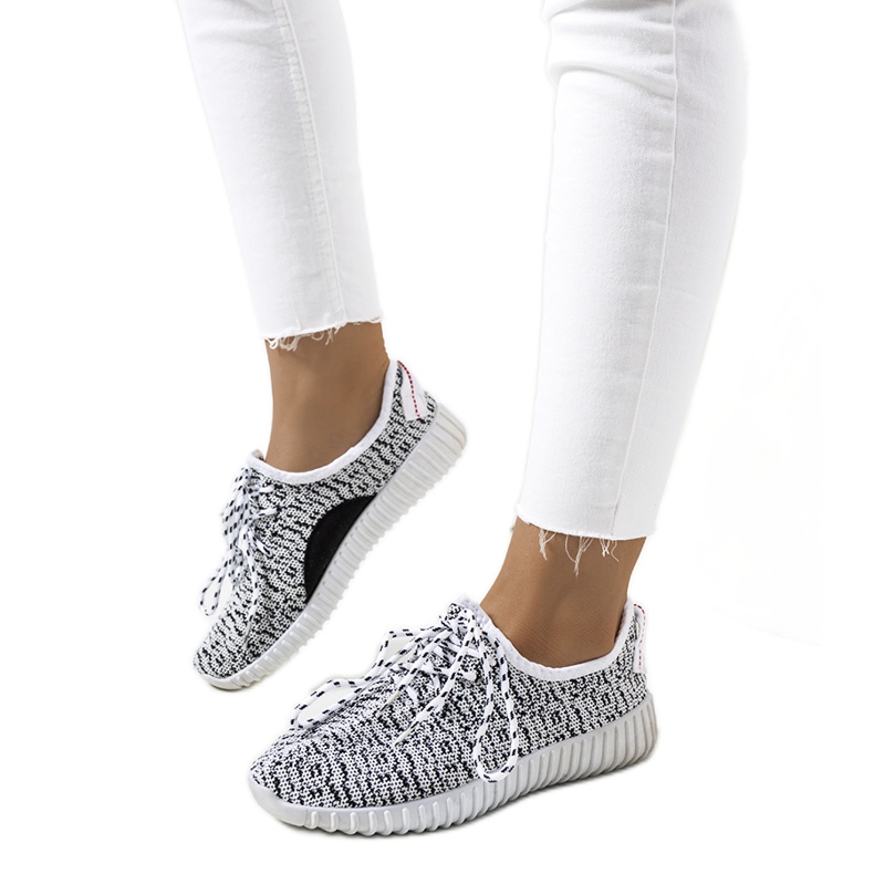 Embro meias brancas branco preto