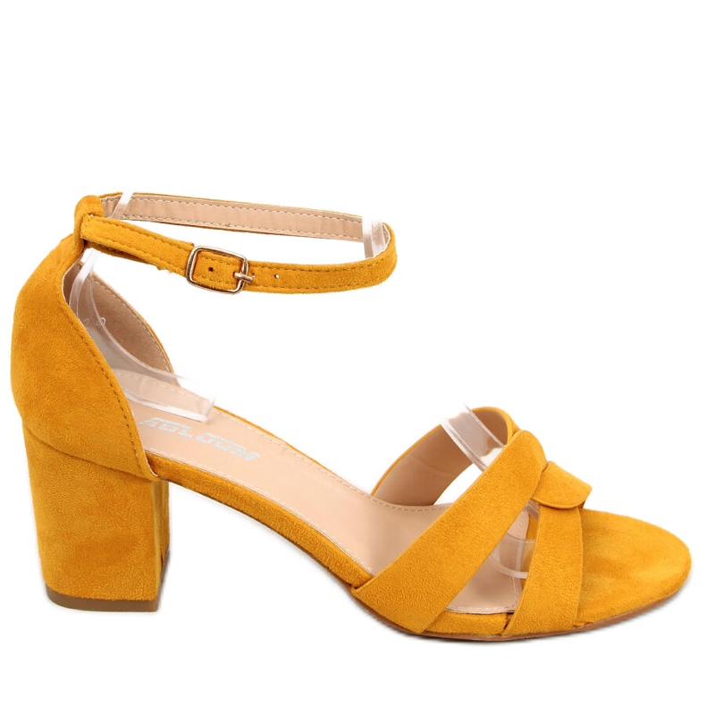 Sandália de salto alto Moly Yellow amarelo