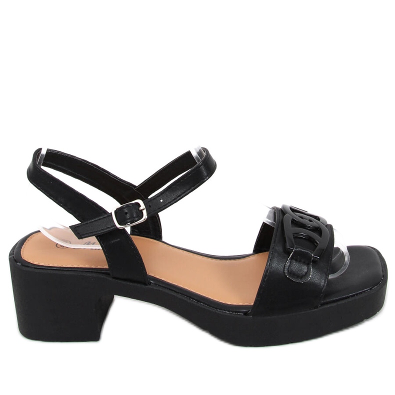 Sandália de salto alto Sharon Black preto