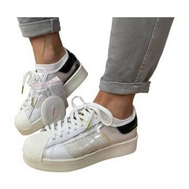 Tênis Adidas Superstar Bold W FV3361 branco