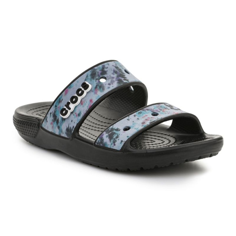 Sandália Crocs Classic Tie Dye Gráfico W 207283-988 azul