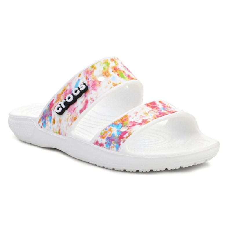 Sandália Crocs Classic Tie Dye Gráfico W 207283-928 multicolorido