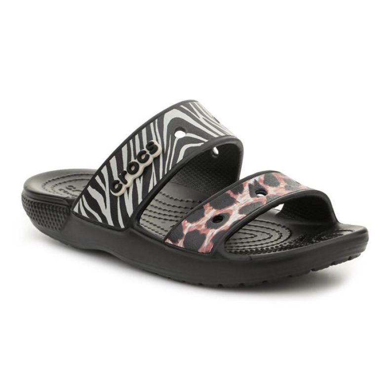 Sandália Crocs Animal Remix Preto / Multi W 207847-0C4