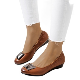 Sofia brown bailarinas marrom