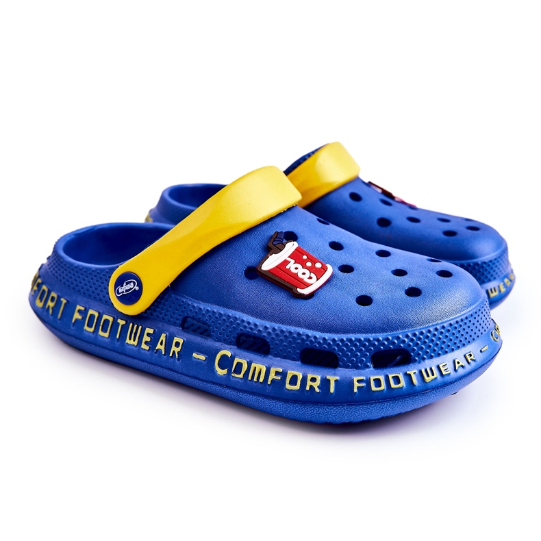 BEFADO S.A. Chinelos infantil Kroksy Cola Befado 159Y101 Azul escuro