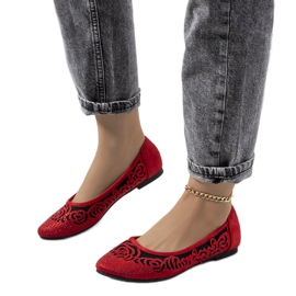 Bailarinas a céu aberto de Astrid vermelha vermelho