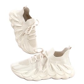 Ineng Beige tênis esportivo bege Ineng Beige tênis esportivo bege