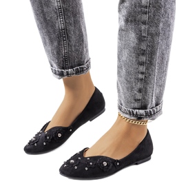 Bailarinas pretas com corte Halah preto