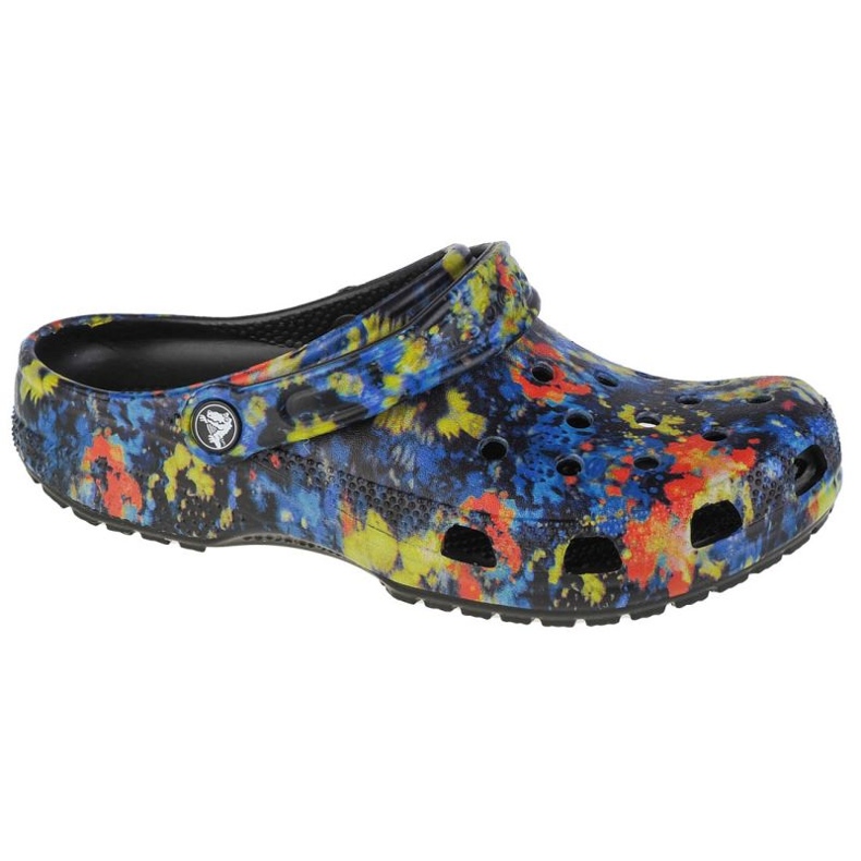 Tamanco gráfico crocs clássico tie-dye W 205453-4SW multicolorido