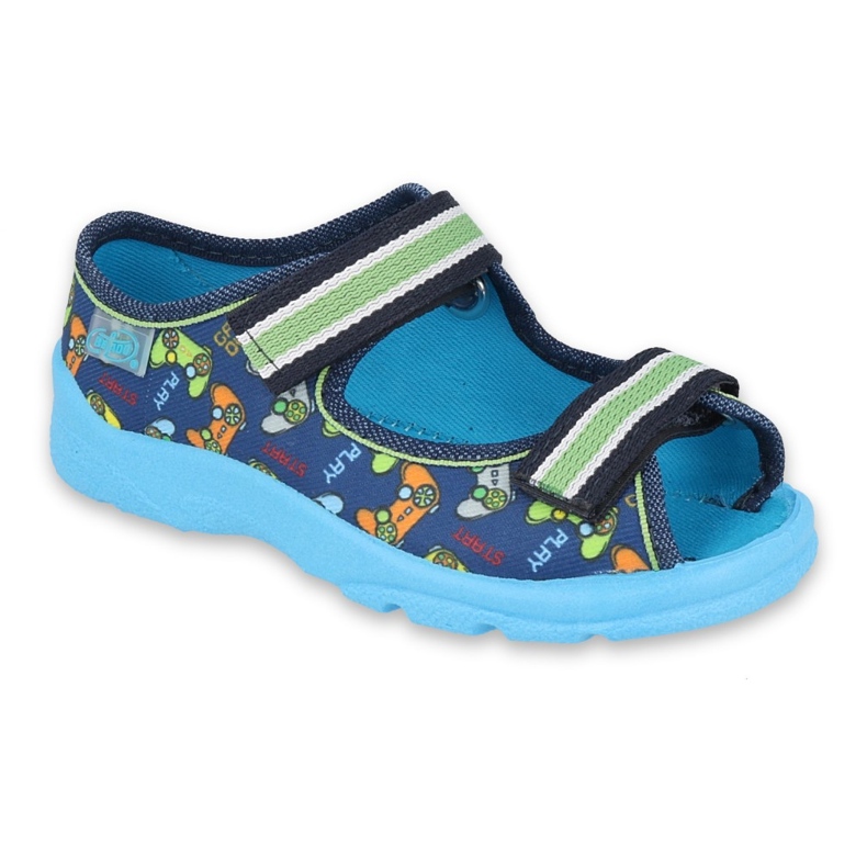Slippers infantis de Befado 969x160 azul