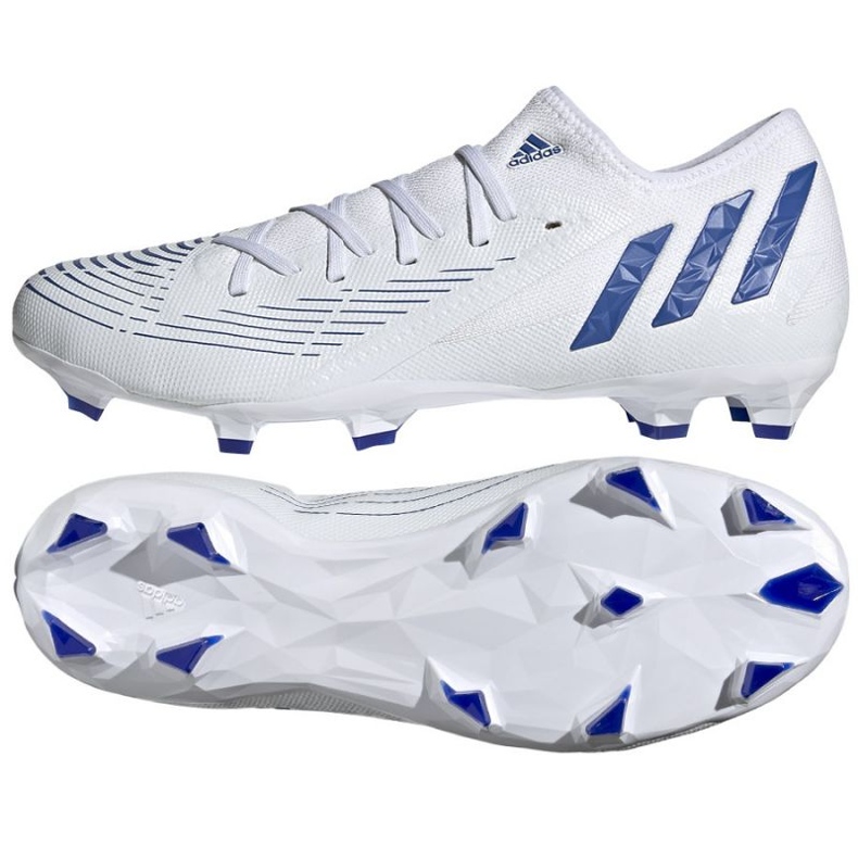 Chuteiras Adidas Predator Edge.3 L Fg M GW2279 branco branco