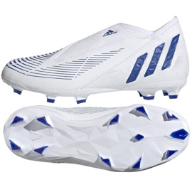 Chuteiras Adidas Predator Edge.3 Ll Fg Jr GX5208 branco branco Chuteiras Adidas Predator Edge.3 Ll Fg Jr GX5208 branco branco