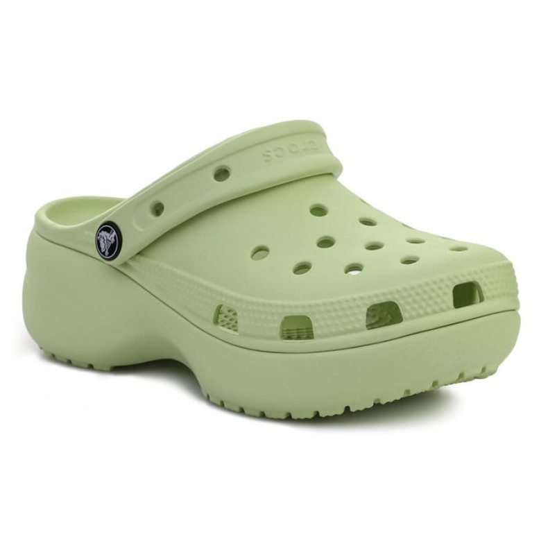 Tamanco Crocs Classic Plataforma Feminino 206750-335 verde