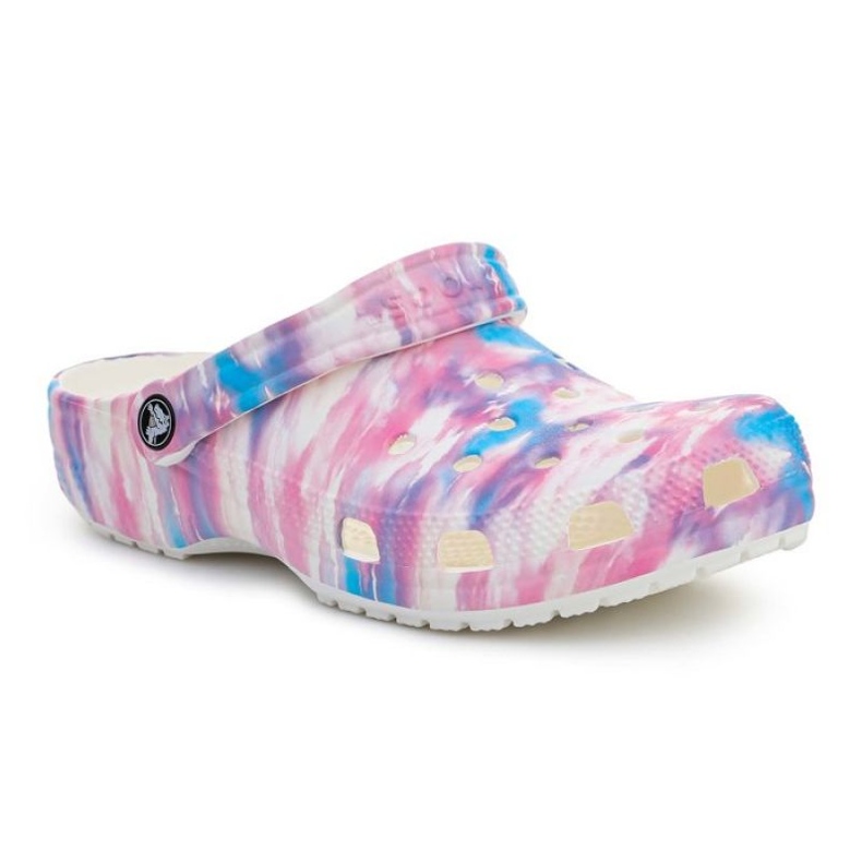 Crocs Classic Dream Tamanco Branco / Multi 207567-94S azul rosa