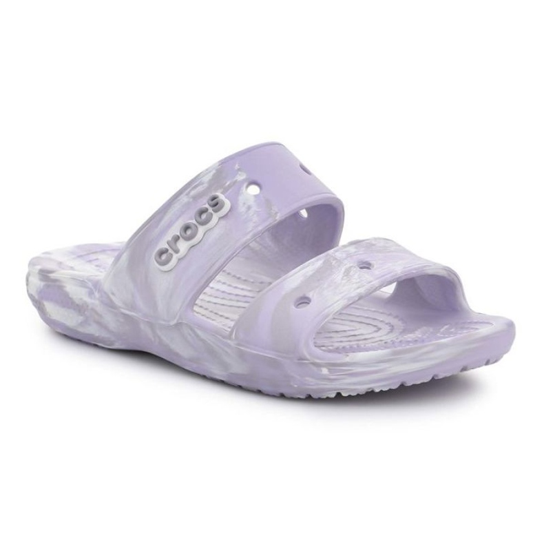 Chinelos Crocs Classic Marbled Sandal 207701-5PT branco
