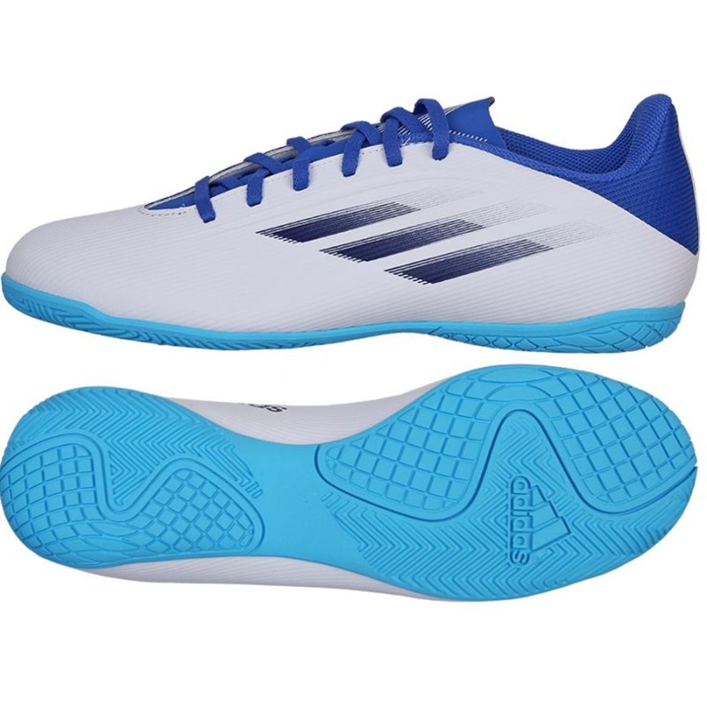 Chuteiras Adidas X Speedflow.4 In M GW7525 multicolorido branco