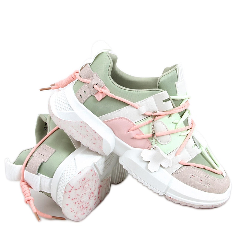 Tênis Zeny Green multicolorido verde