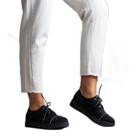 Vista sapatos femininos pretos