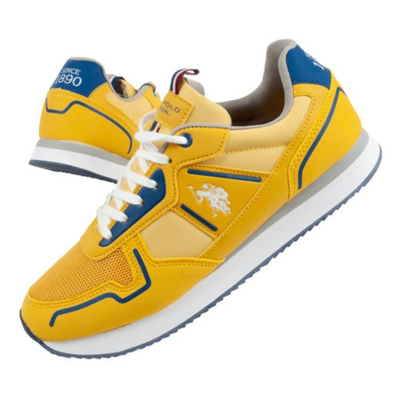 Tênis US Polo ASSN. M NOBIL004-YEL001 azul amarelo