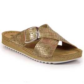 Chinelos cobra de ouro Inblu W ARC17 dourado