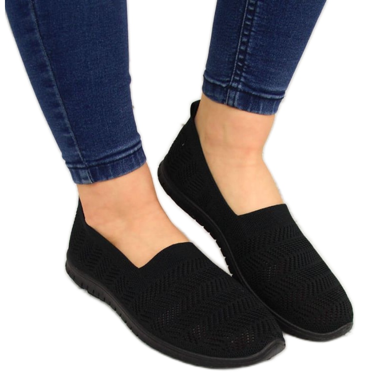 Tênis a céu aberto preto desliza em Filippo W PAW219A