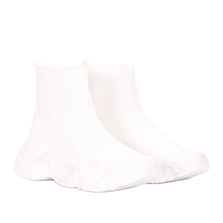 Terica tênis cano alto branco