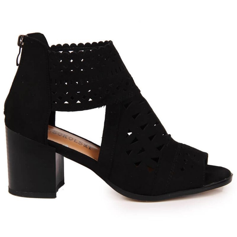 T.Sokolski W SCA158 sandálias abertas pretas preto