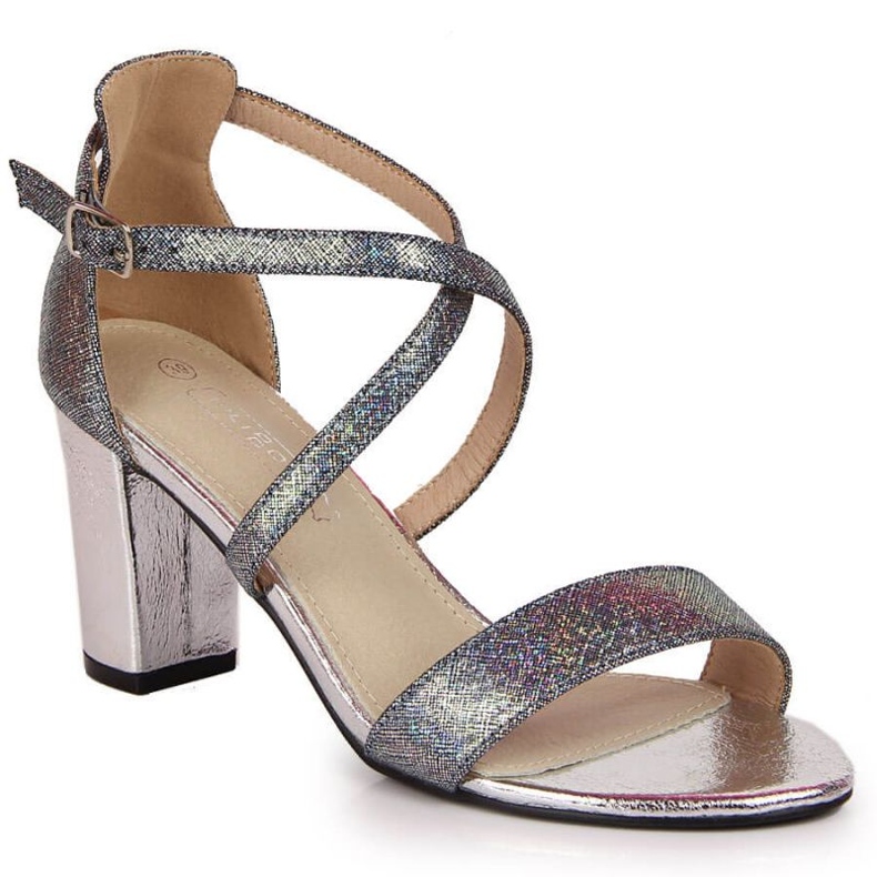 Sandálias no poste Filippo W PAW355A prata