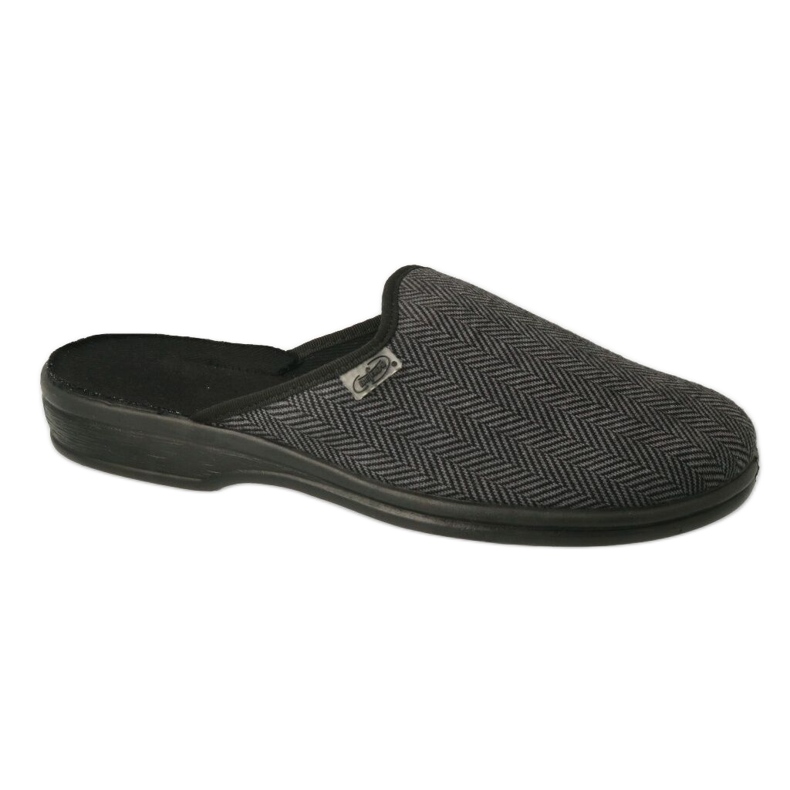 Calçados masculinos Befado pu 089M416 preto cinza