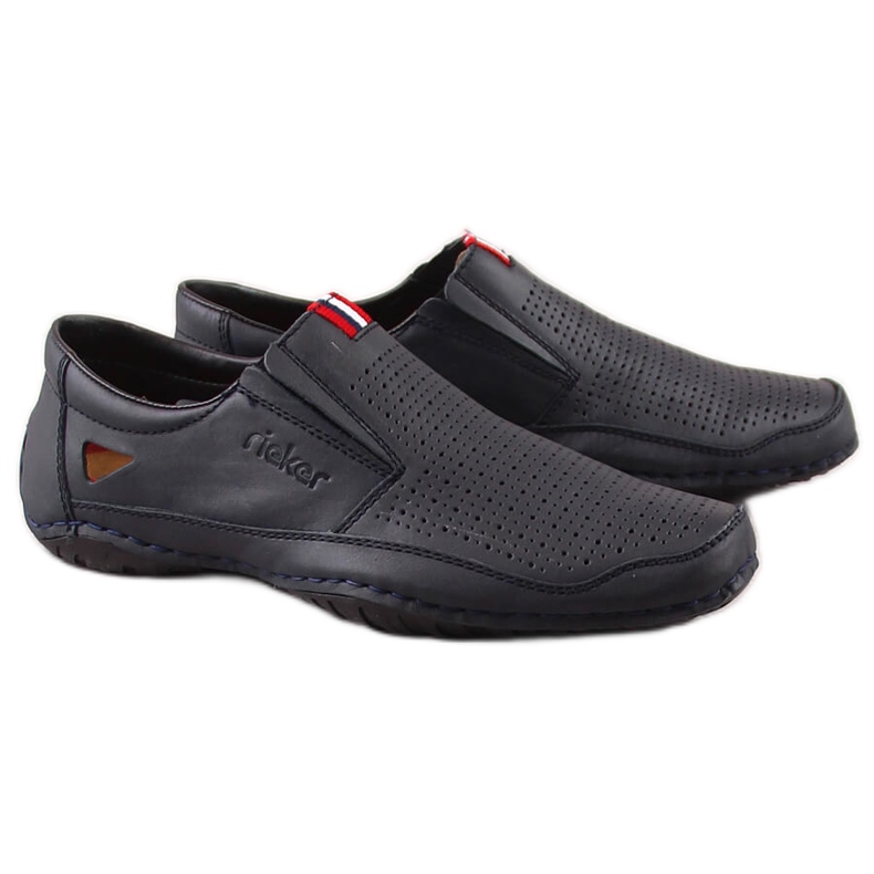 Rieker 06367 Sapatos azuis da marinha azul marinho