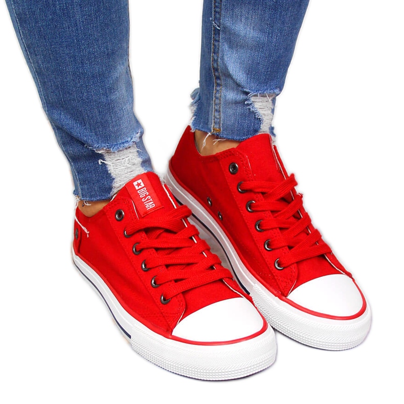 Tênis vermelho baixo vermelho Big Star DD274339