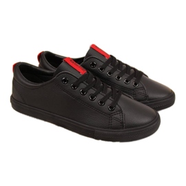 Cano baixo couro ecológico preto Big Star DD274687