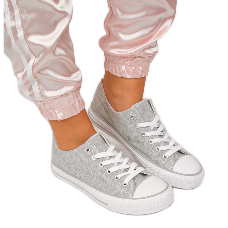 Atletico Tênis baixo têxtil cinza