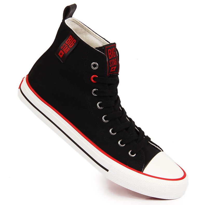 Tênis têxtil preto Big Star JJ274126