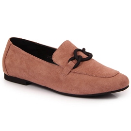 Sapatos Lordsy com uma corrente rosa suja Laura La.Fi Sapatos Lordsy com uma corrente rosa suja Laura La.Fi