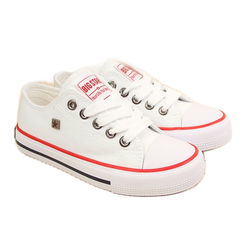 Tênis infantil branco Big Star FF374200 ['branco']