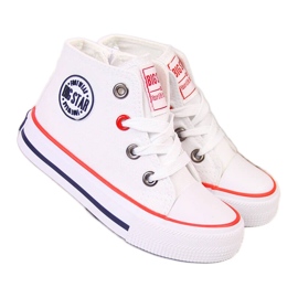 Tênis infantil branco com zíper Big Star HH374083