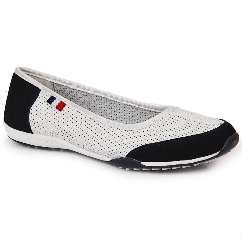 Bailarinas femininas a céu aberto Filippo branco e azul marinho