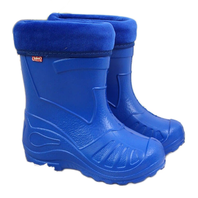 Botas de neve para criança com roupa interior removível, azul Befado