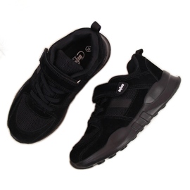 Calçado esportivo infantil Befado velcro preto