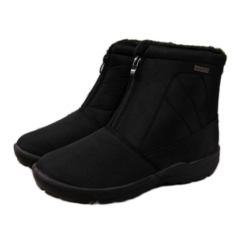 Botas de neve com isolamento impermeável de mulher Galop preto