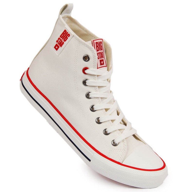 Tênis cano alto branco masculino Big Star JJ174066