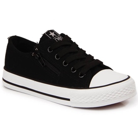 Tênis infantil NEWS preto com zíper