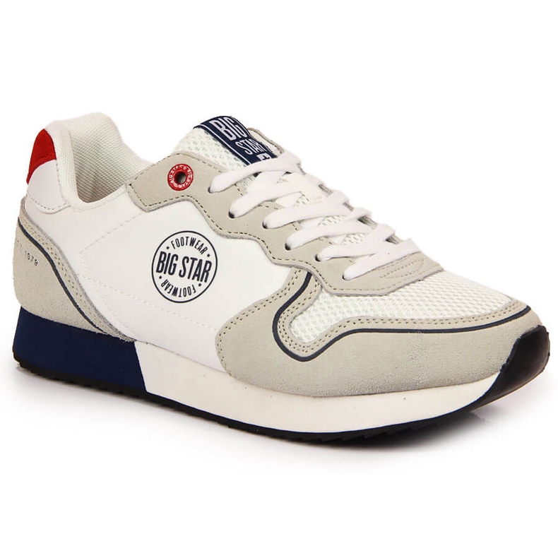 Sapatos esportivos de couro PU branco Big Star JJ274280