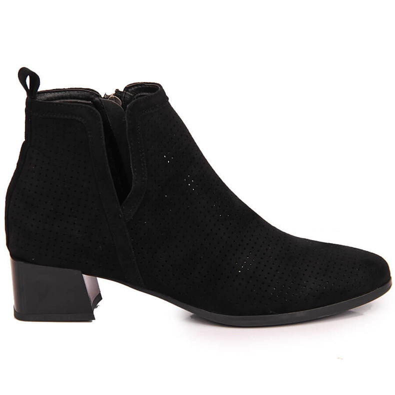 Botas vazadas pretas de mulher Vinceza preto