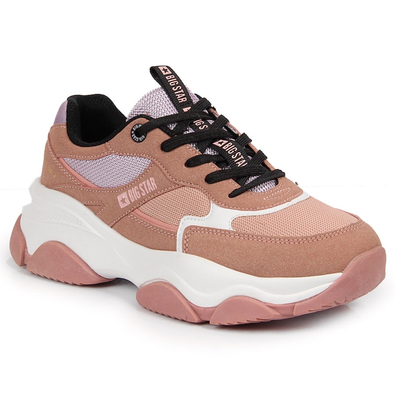 Tênis esportivo feminino rosa Big Star JJ274577